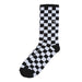 Vans Men's Checkerboard Crew Socks-Black/White Check - 1