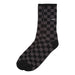 Vans Men's Checkerboard Crew Socks-Black/Charcoal - 1