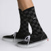 Vans Men's Checkerboard Crew Socks-Black/Charcoal - 2