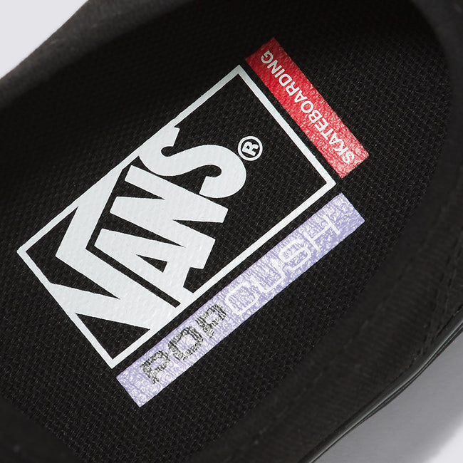 Vans Skate Authentic Shoes-Black/Black - 5