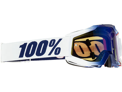 100% Accuri Goggles-White Crystal