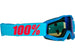 100% Accuri Moto Goggles-Acidulous Cyan-Mirrored Blue Lens - 3