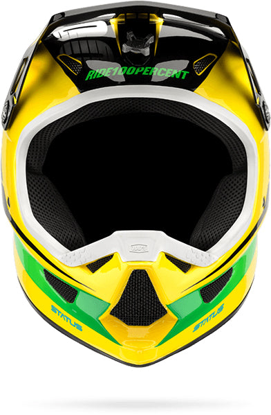 100% Status BMX Race Helmet-DDay Yellow - 5