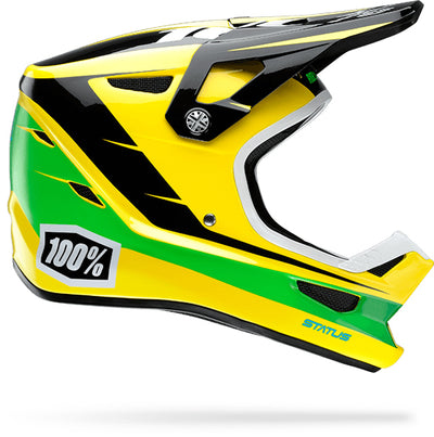 100% Status BMX Race Helmet-DDay Yellow
