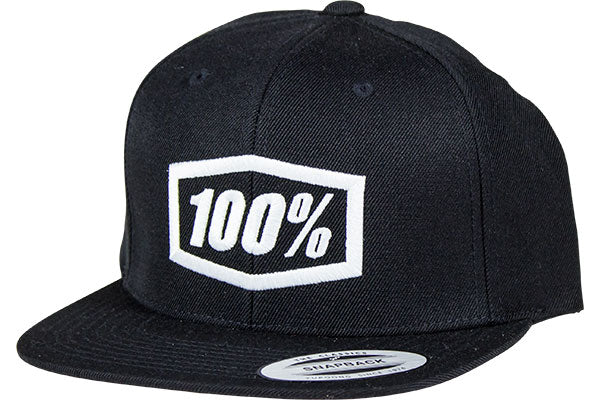 100% Corpo Classic SnapBack Hat-Black/White - 1