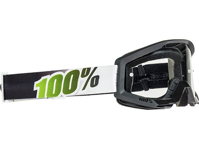 100% Strata Moto Goggles-Black Lime