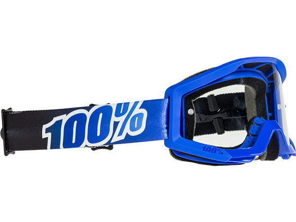 100% Strata Moto Goggles-Blue Lagoon - 1
