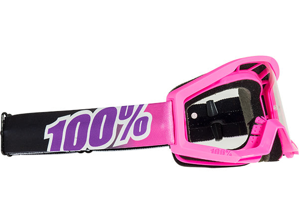 100% Strata Moto Goggles-Bubble Gum - 1