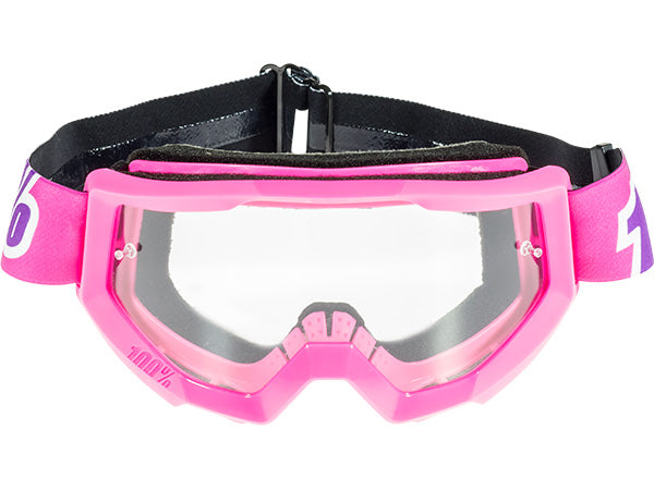 100% Strata Moto Goggles-Bubble Gum - 2