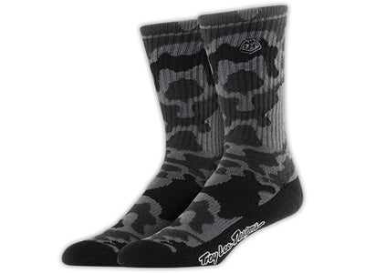 Troy Lee Crew Socks Camo-Black