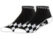 Troy Lee Quarter Crew Socks 3-Pack-Checker-Black - 1