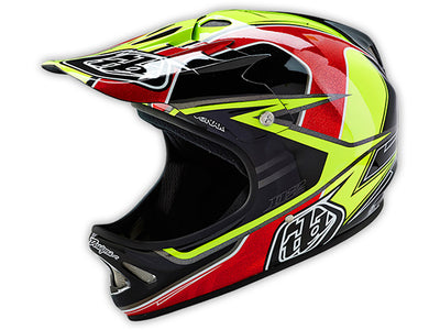 Troy Lee D2 Sonar Helmet-Yellow