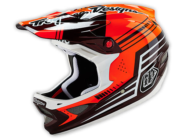Troy Lee D3 Carbon Helmet-Berserk Red - 1