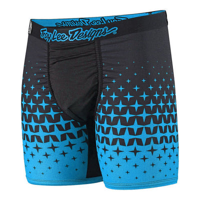 Troy Lee Designs BN3TH Underwear - Megaburst Cyan/ Black