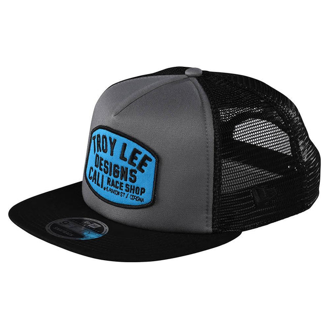 Troy Lee Designs Blockworks Snapback Hat-Graphite/Black - 1