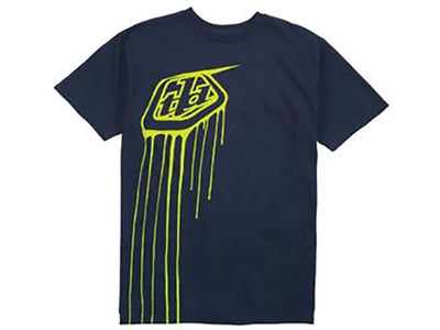 Troy Lee Dripping T-Shirt-Navy-X-Large