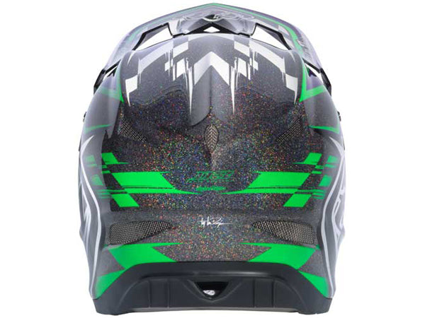 Troy Lee 2013 D3 Composite Helmet-Team Black/Green - 3