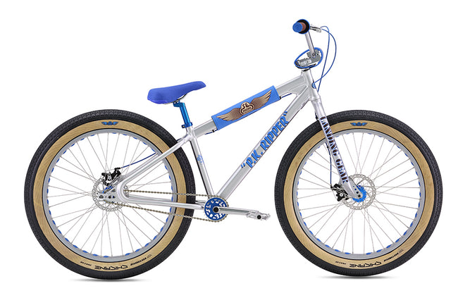 SE Racing Fat Ripper 26" BMX Freestyle Bike-Silver - 1
