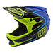 Troy Lee D3 Composite Helmet-Corona-Flo Yellow/Blue - 4