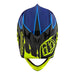 Troy Lee D3 Composite Helmet-Corona-Flo Yellow/Blue - 2