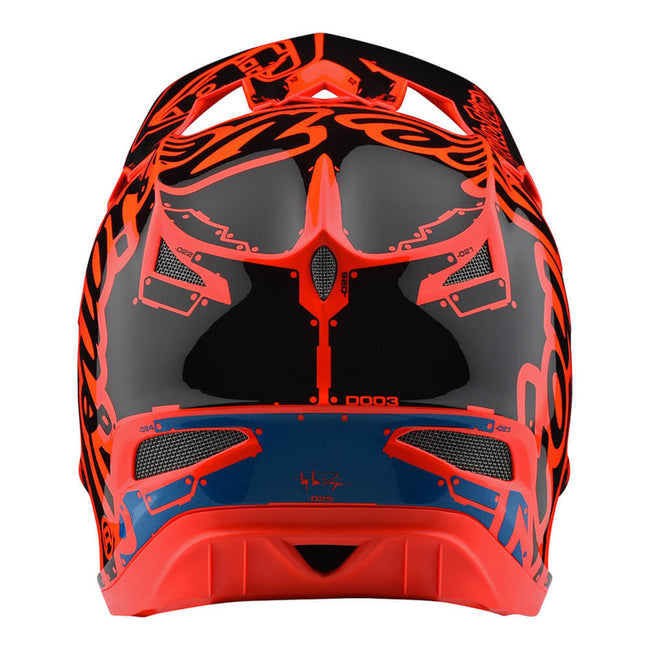 Troy Lee D3 Fiberlite Helmet-Factory-Orange - 2
