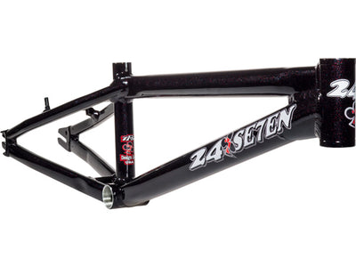 24 Se7en Response BMX Race Frame-American Black