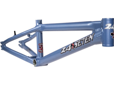 24 Se7en Response BMX Race Frame-Ghost Blue