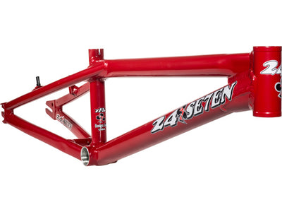 24 Se7en Response BMX Race Frame-Speeding Red