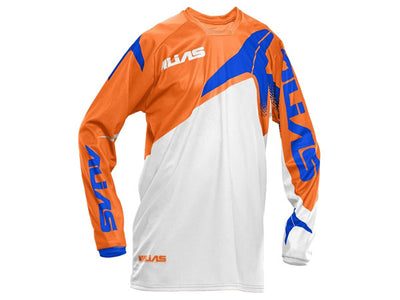Alias 2014 B1 BMX Race Jersey-Neon Orange/Blue