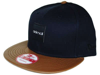 Animal Trail Mix Adustable Hat-Navy