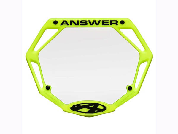 Answer BMX 3D Number Plate - 2