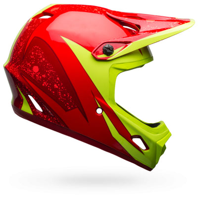 Bell Transfer-9 BMX Race Helmet-Red/Marsala/Retina Sear