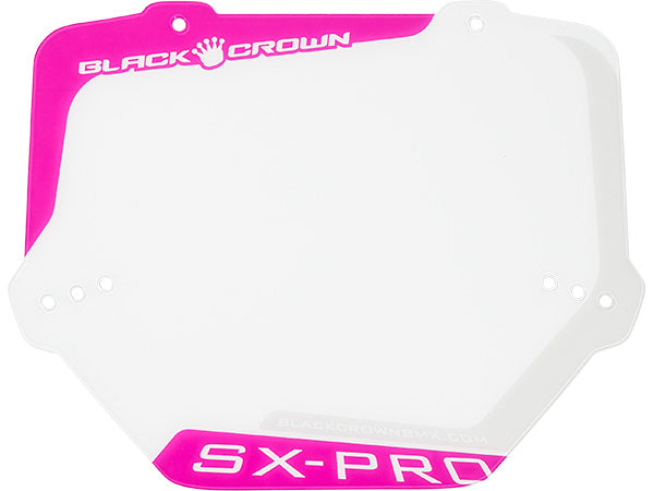 Black Crown SX Pro Number Plate - 1