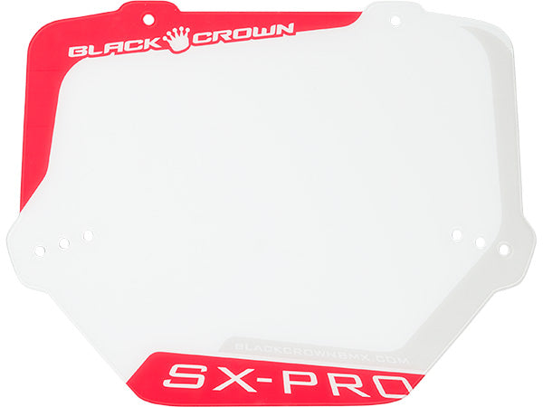 Black Crown SX Pro Number Plate - 2