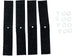 Black Crown Velcro Number Plate Straps - 3