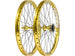 Bombshell BL Expert Plus BMX Race Wheelset-28H-20x1.50"-Gold - 1