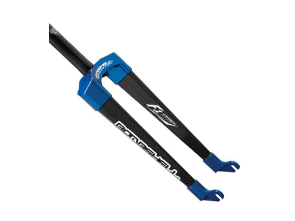 Bombshell F1 Expert Carbon BMX Race Fork-20"-1 1/8"-Blue - 1