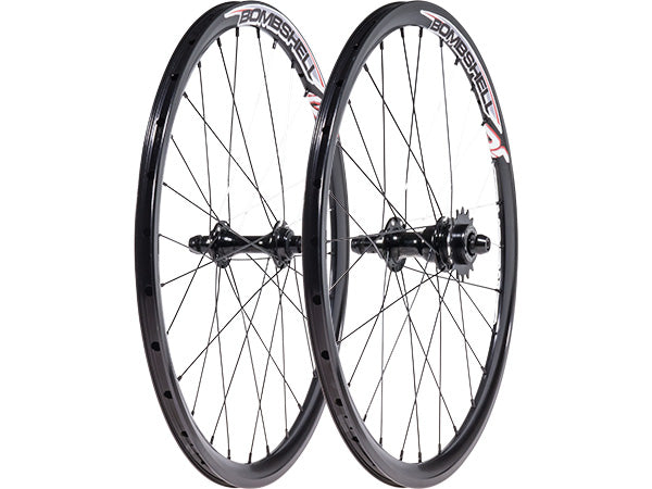 Bombshell Jet Cassette Expert BMX Race Wheelset-20x1 3/8" - 3