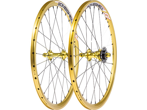Bombshell Jet Cassette Expert BMX Race Wheelset-20x1 3/8" - 5