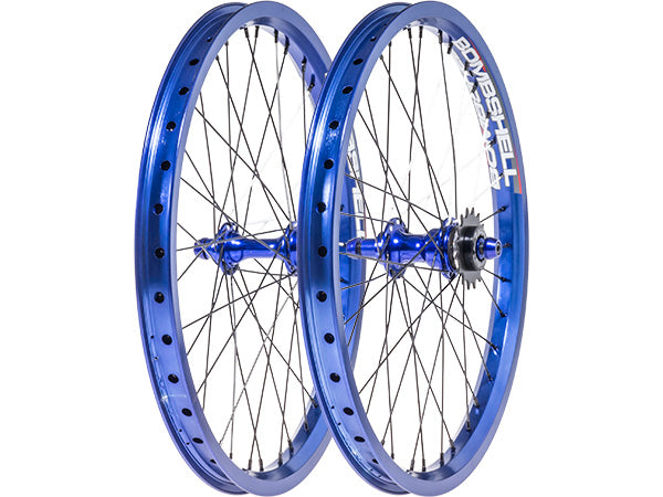Bombshell Jet Cassette Pro BMX Race Wheelset-20x1.75" - 2