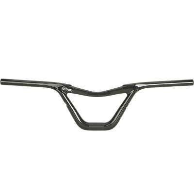 Box Hex Lab OS Carbon BMX 28.6mm Handlebar - 6" x 26" - Black - 1