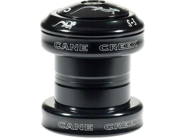 Cane Creek S3 Press-In Threadless Headset-Black-1 1/8&quot; - 1