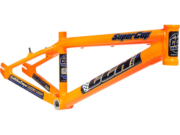 CCH Super Cup Aluminum BMX Race Frame-Fluorescent Orange - 4