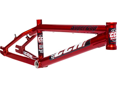 CCH Super Cup Aluminum BMX Race Frame-Candy Red