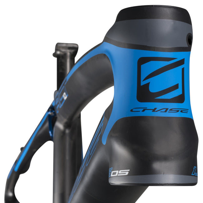 Chase ACT 1.0 Carbon BMX Race Frame-Gloss Black/Blue - 6