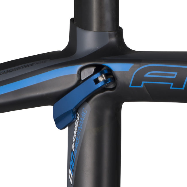 Chase ACT 1.0 Carbon BMX Race Frame-Gloss Black/Blue - 2