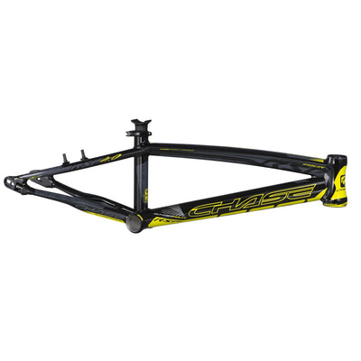 Chase RSP4.0 Alloy BMX Bike Frame-Black/Neon Yellow