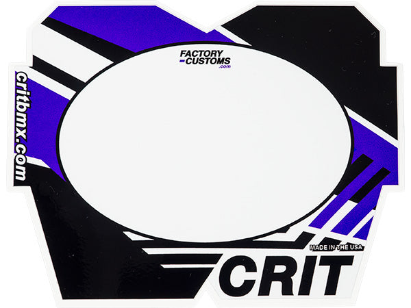 Crit Color Blocks Number Plate - 4