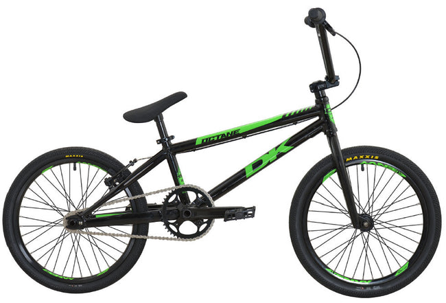 DK Octane Pro XL BMX Bike-Black/Green - 1