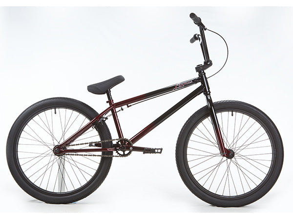 DK Cygnus 24&quot; BMX Freestyle Bike-Black/Red - 1